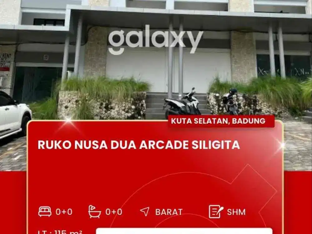 DIJUAL RUKO STRATEGIS DAERAH NUSA DUA BALI