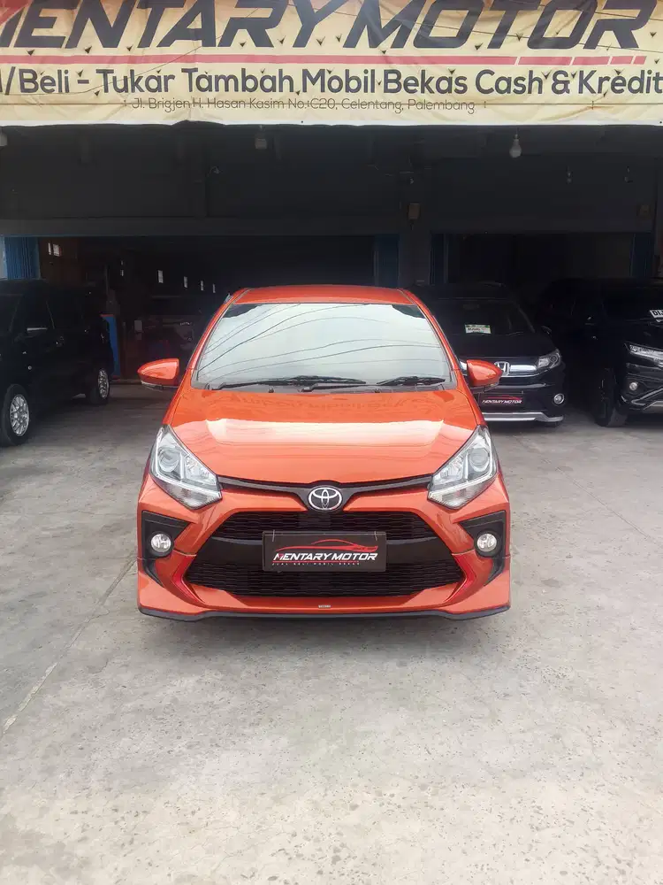 [KM 69RB] Toyota Agya 1.2 TRD Automatic 2020 LCGC Orange Metalik Kece