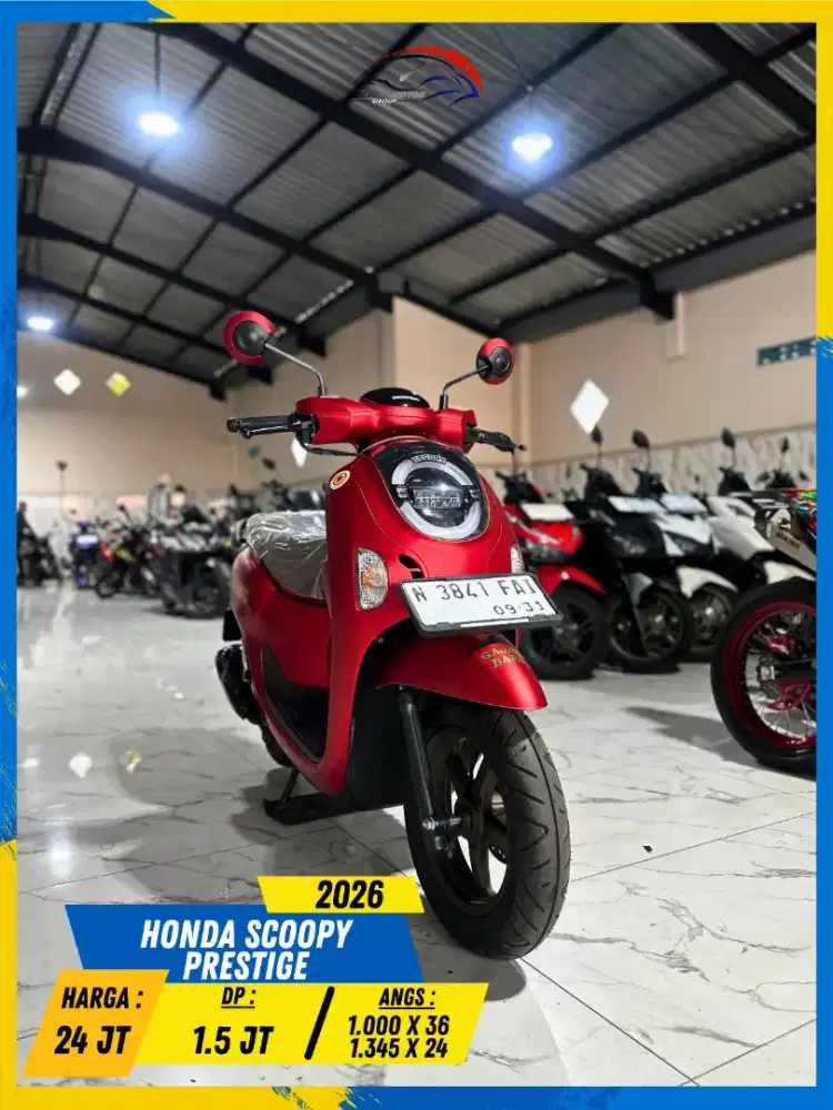 HONDA SCOOPY PRESTIGE 2026 BARANG ISTIMEWA HIKMAH MOTOR KEPUH MALANG