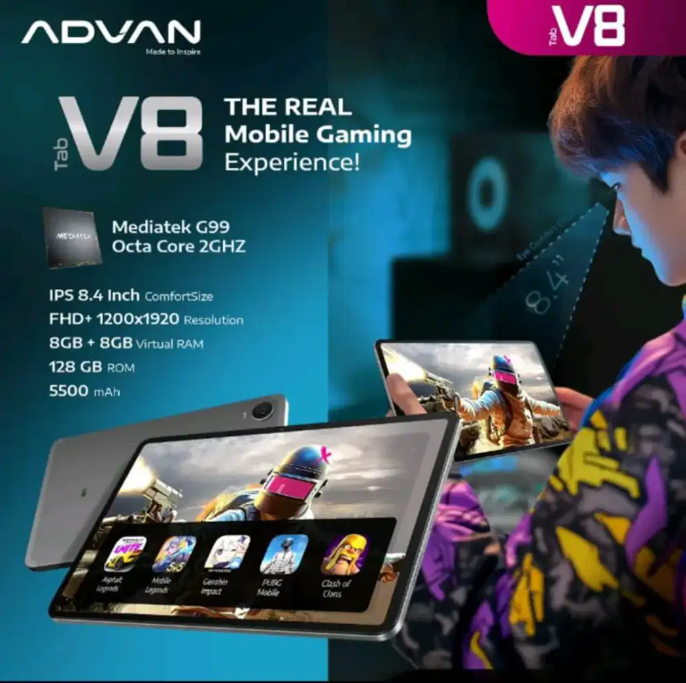 Dijual Advan Tab V8