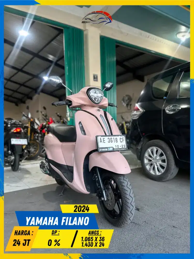 YAMAHA GRAND FILANO 2024 PLAT AE GASS BOSS HIKMAH MOTOR KEPUH MALANG