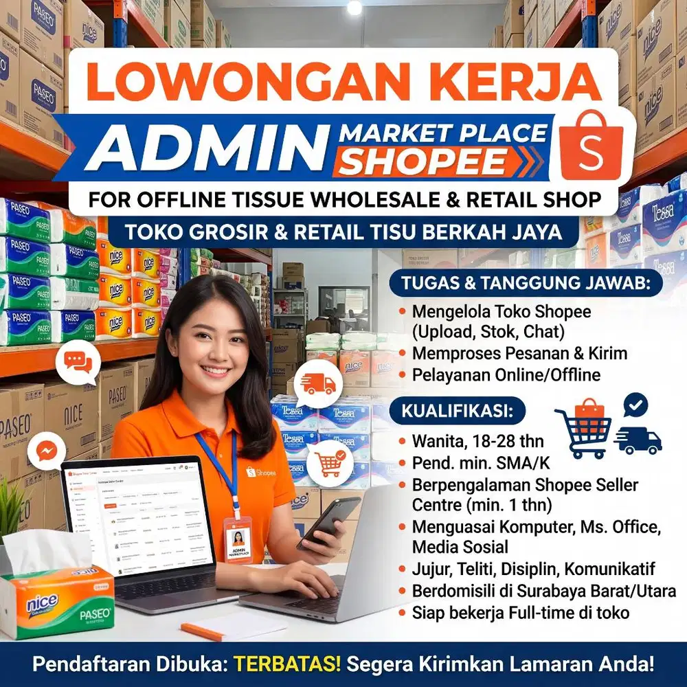 Admin Market Place Shopee