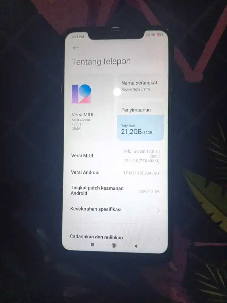 redmi note 6 pro ram 3/32