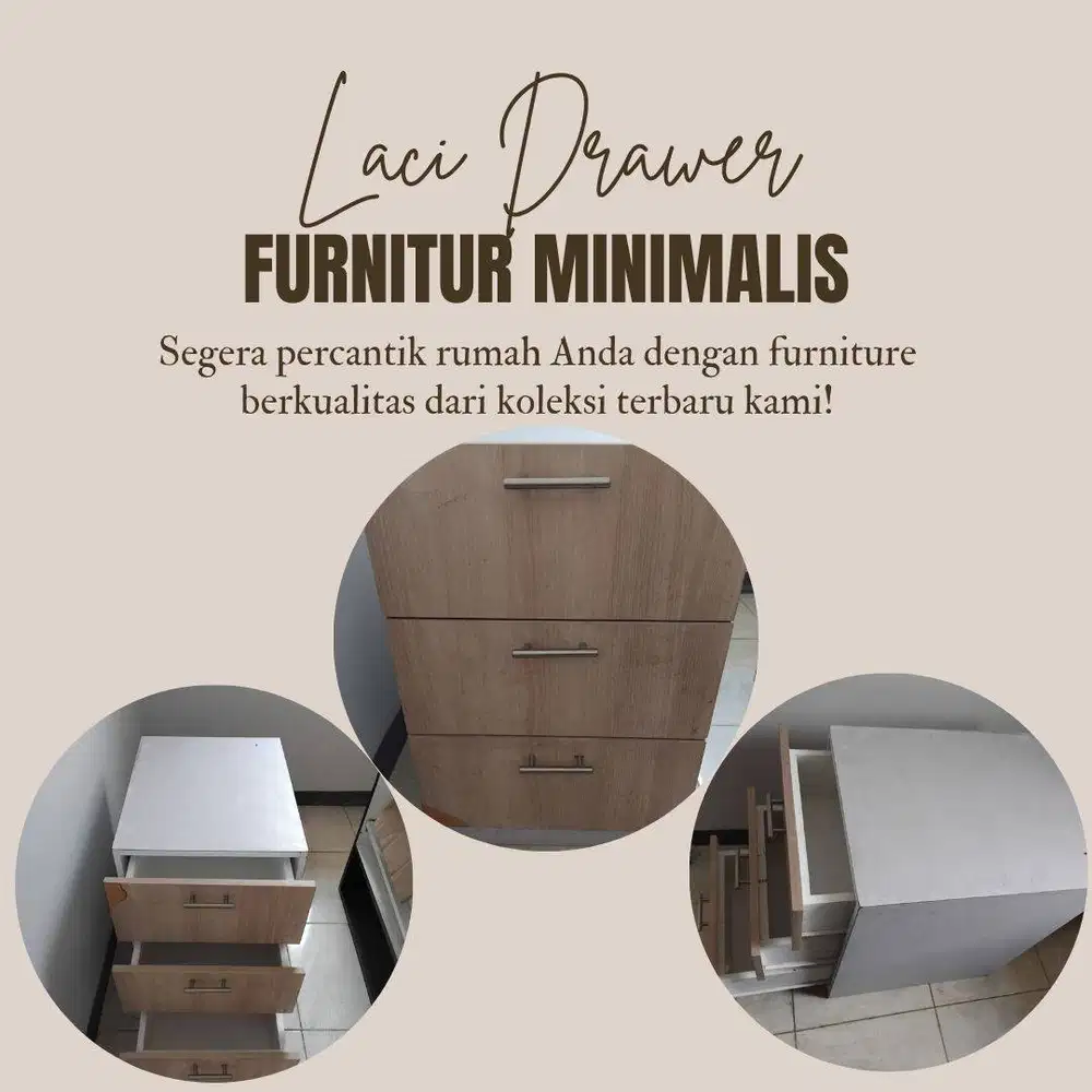 LACI DRAWER MINIMALIS SECOND BERKUALITAS