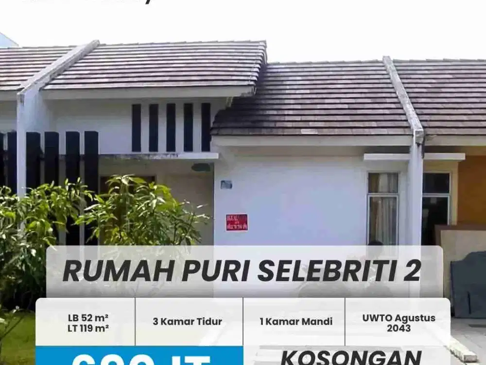 Di jual Rumah Selebriti 2 Batam