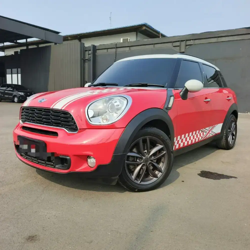 MINI COOPER COUNTRYMAN TWINTURBO 1.5 AT 2014 RED ON BLACK PANORAMIC