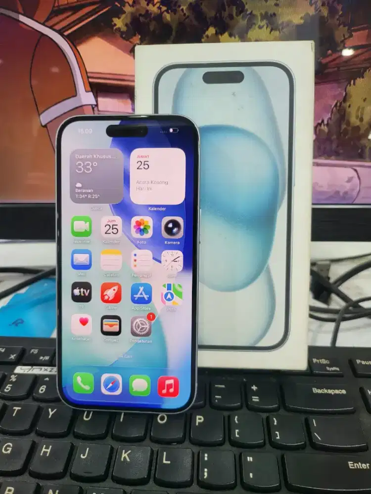 iPhone 15 basic 128GB iBox Fullset