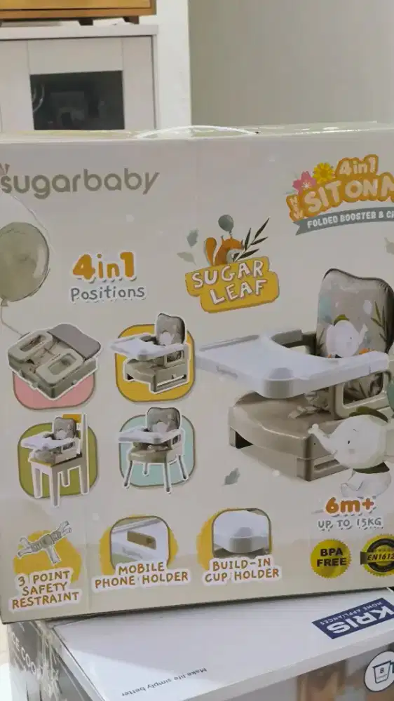 Meja Mpasi SugarBaby 4in1 SetOnMe - BARU