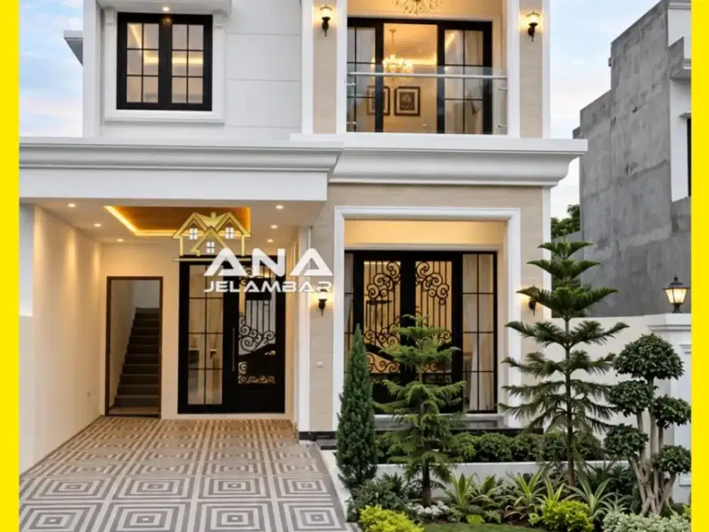 ANA RUMAH BARU UK 5.5X15M DI KOMPLEK KAVLING POLRI JELAMBAR