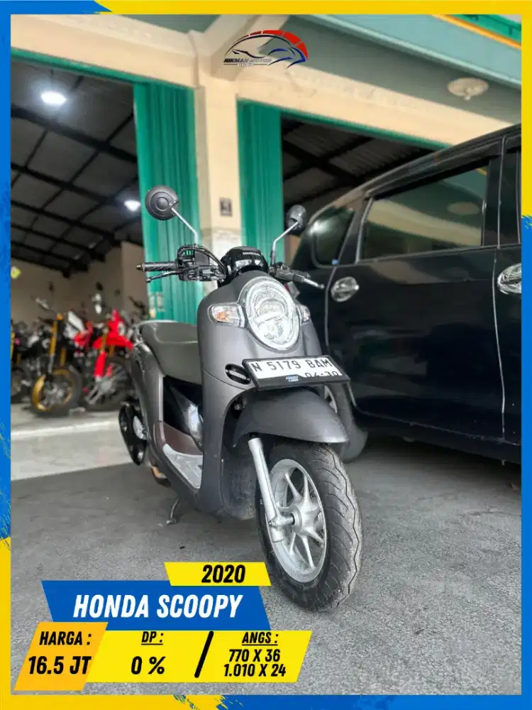 HONDA SCOOPY 2020 MONGGO SIAP PANTAU HIKMAH MOTOR KEPUH MALANG