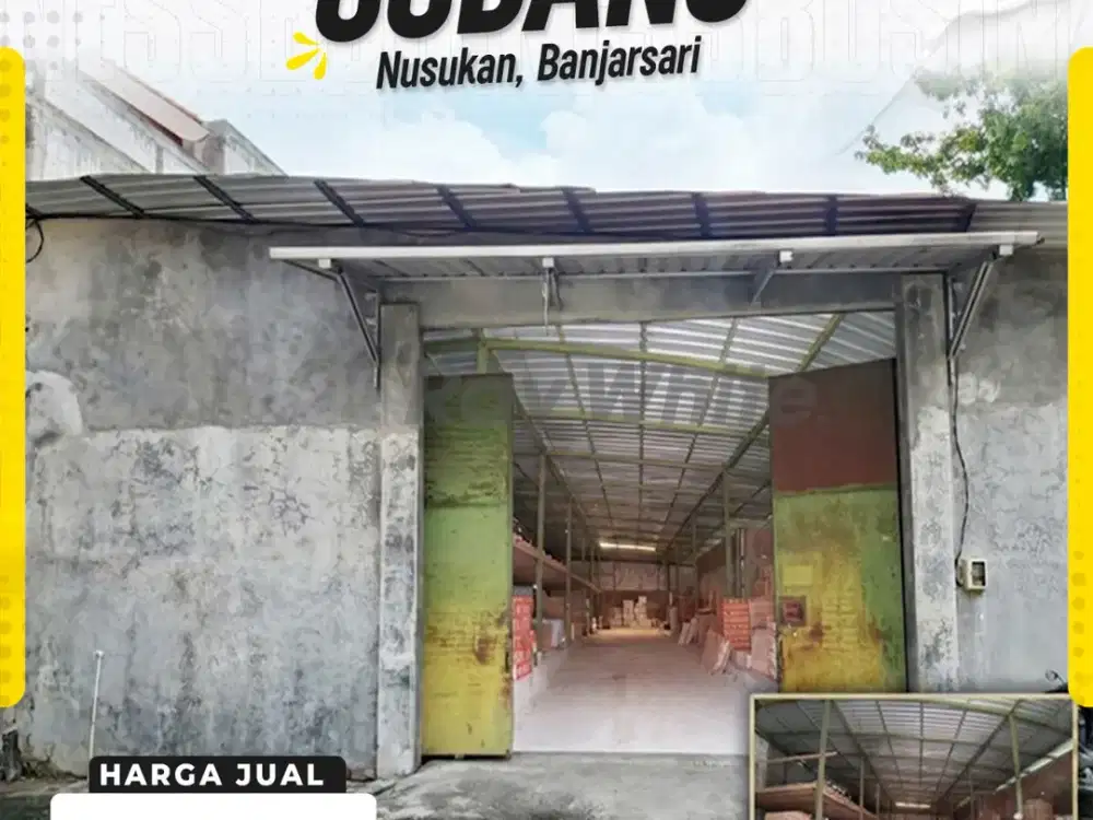 Dijual Gudang 225m² Akses Truk Engkel di Nusukan Banjarsari Solo 2,75Milyar
