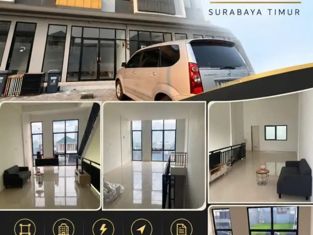 CA1278 DIJUAL RUKO 3 LT BARU SIAP PAKAI DI EASTERN PARK SURABAYA