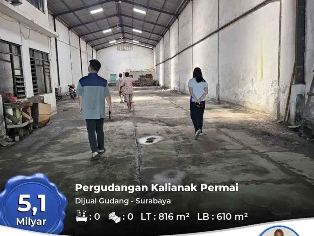 FOR SALE and Rent! Pergudangan Kalianak Permai