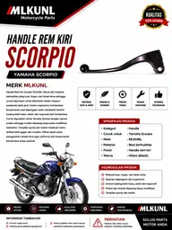 Handle Rem (Handel Rem) Kiri Yamaha Scorpio Merk MLKUNL
