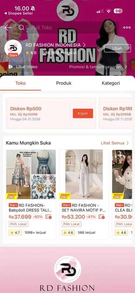 dibutuhkan admin toko shopee