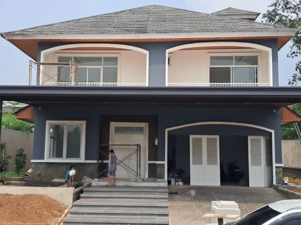 Rumah 2 Lantai Bergaya American Clasic di Kawasan Kedaton Golf Estate, Tangerang