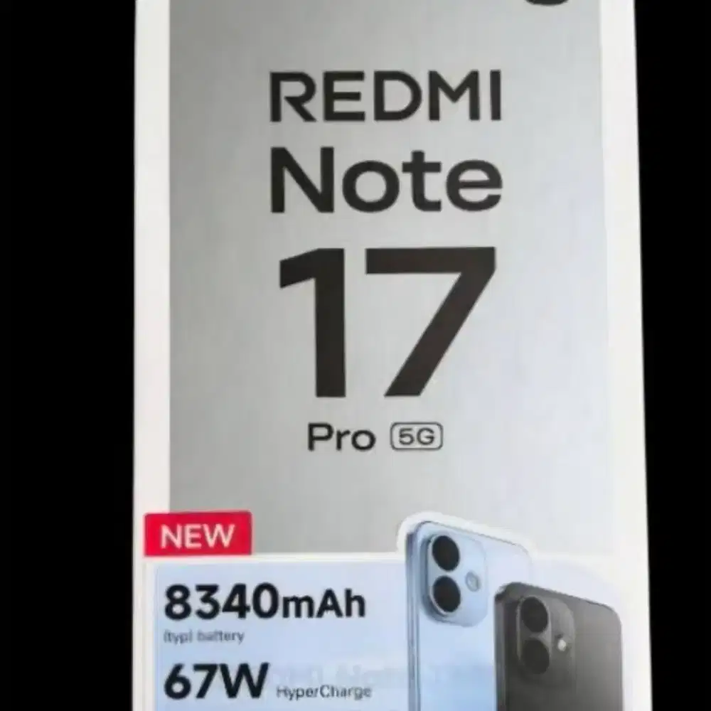 PROMO REDMI NOTE 17 PRO 5G 8/256 CASHBACK 200K