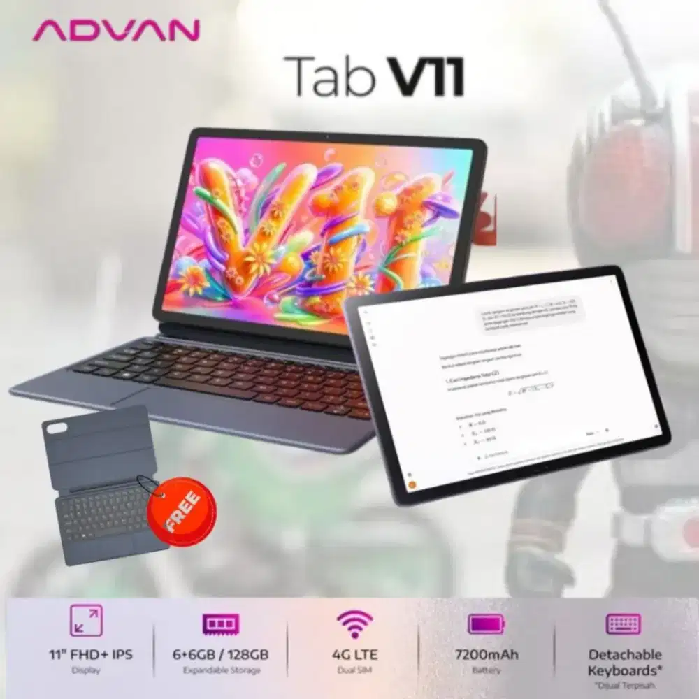 Tablet Pad V11 4G LTE Keyboard Dual Sim