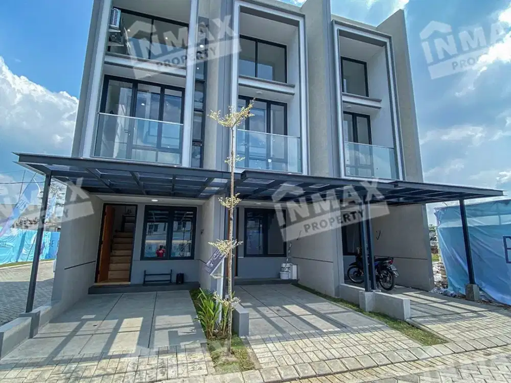Rumah Baru Minimalis 3 Lantai Full Furnished di Araya Malang