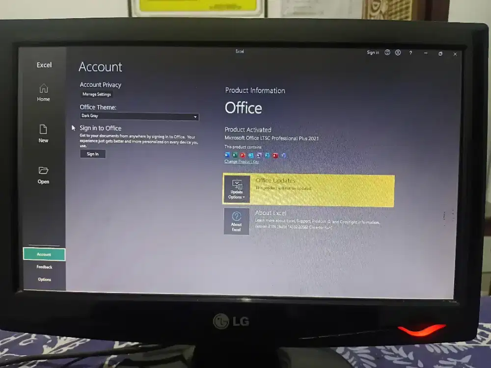 JUAL LAYAR MONITOR LG FATRON W1643S