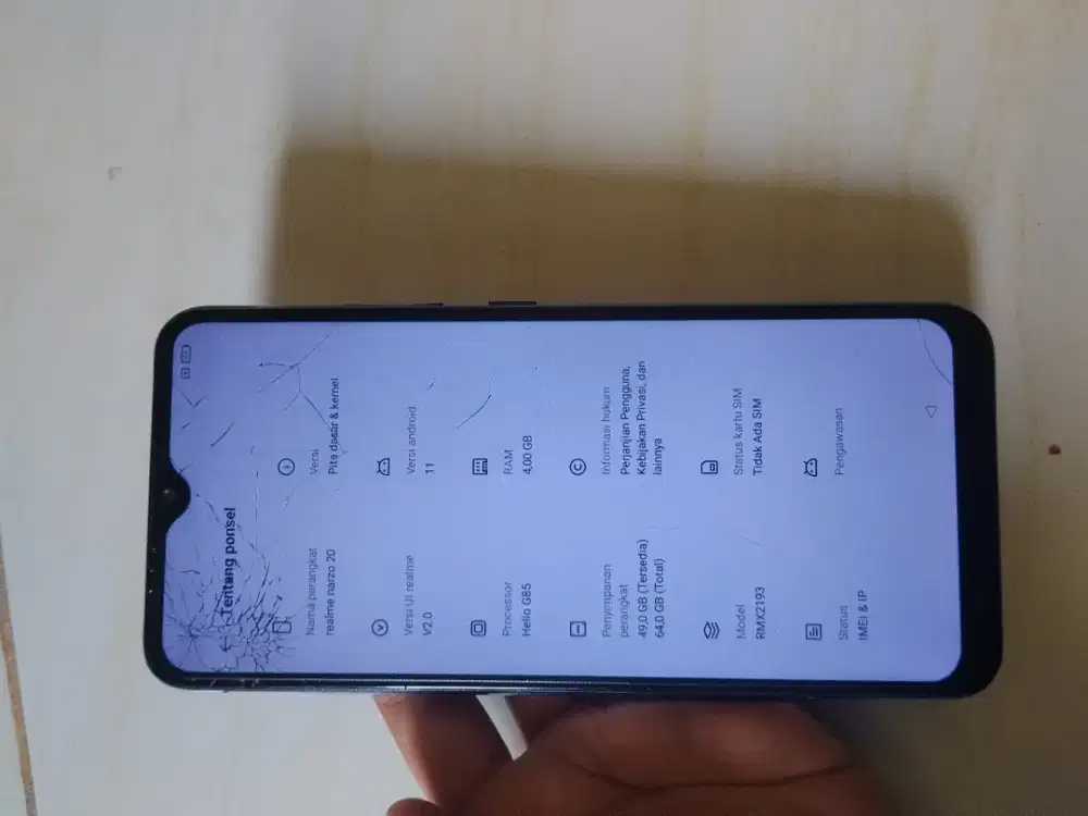 Realme naro 20 4/64