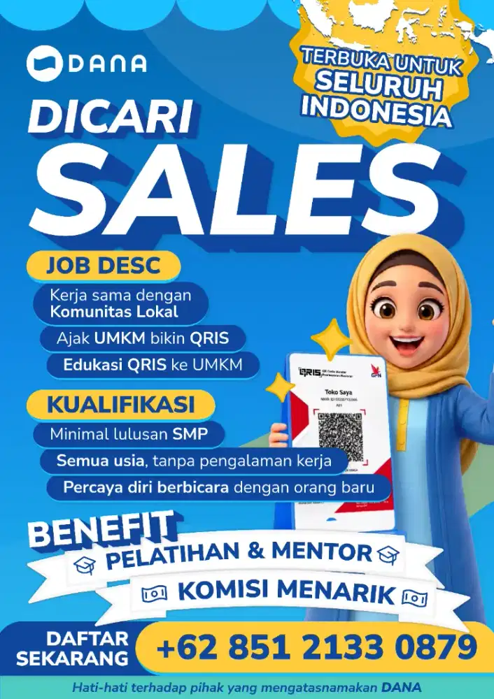 Sales Akuisisi QRIS Merchant