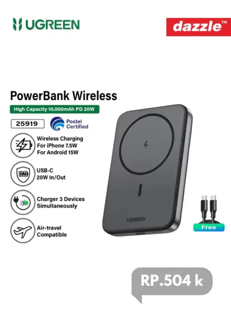 Powerbank MagSafe 10k mAh 20W