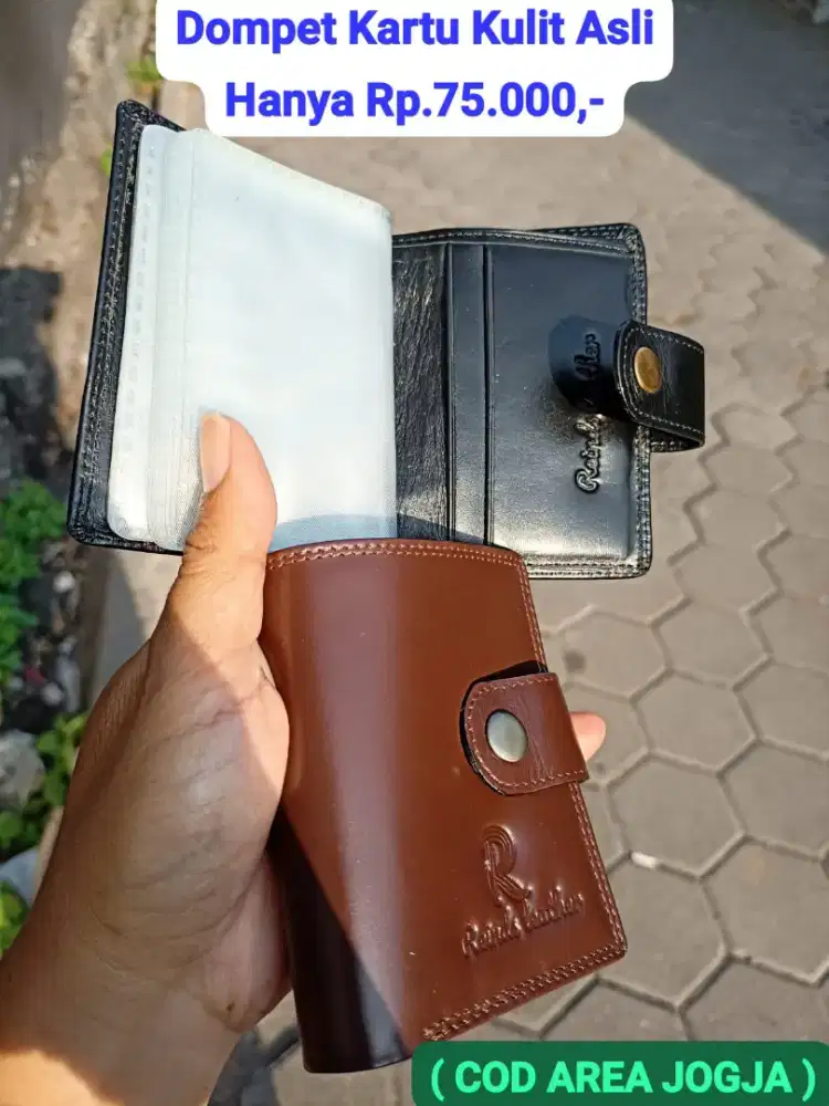 Dompet Kulit Sapi Asli 100% ( COD JOGJA )