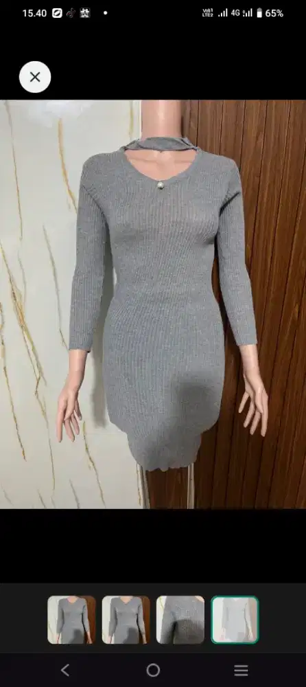 Dress knit abu abu