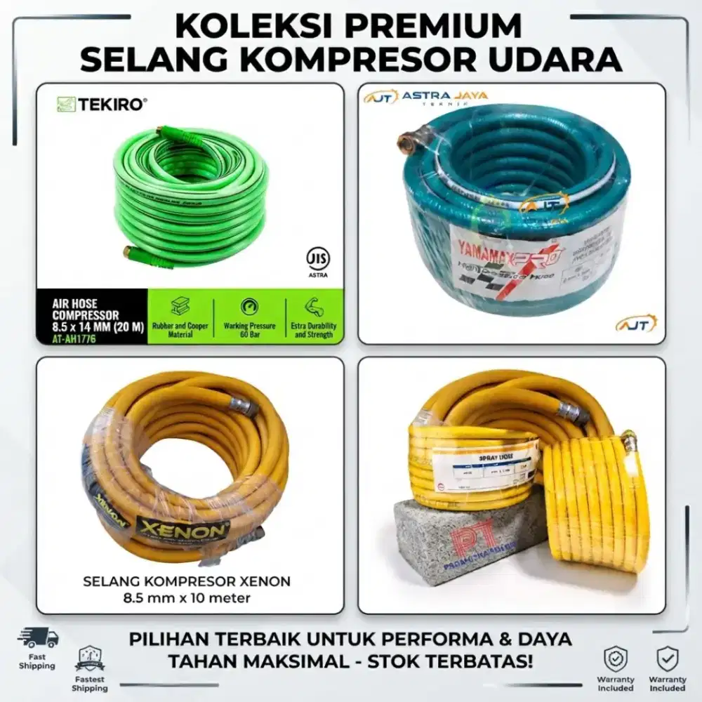 Selang Angin Kompresor Cuci Steam 10 M XENON YAMAMAX TEKIRO