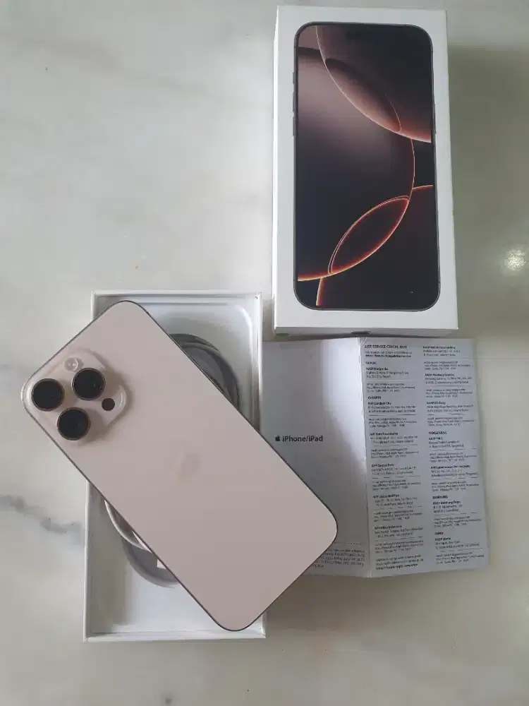 Iphone 16 Promax 256gb bh91% garansi ibox november 2026
