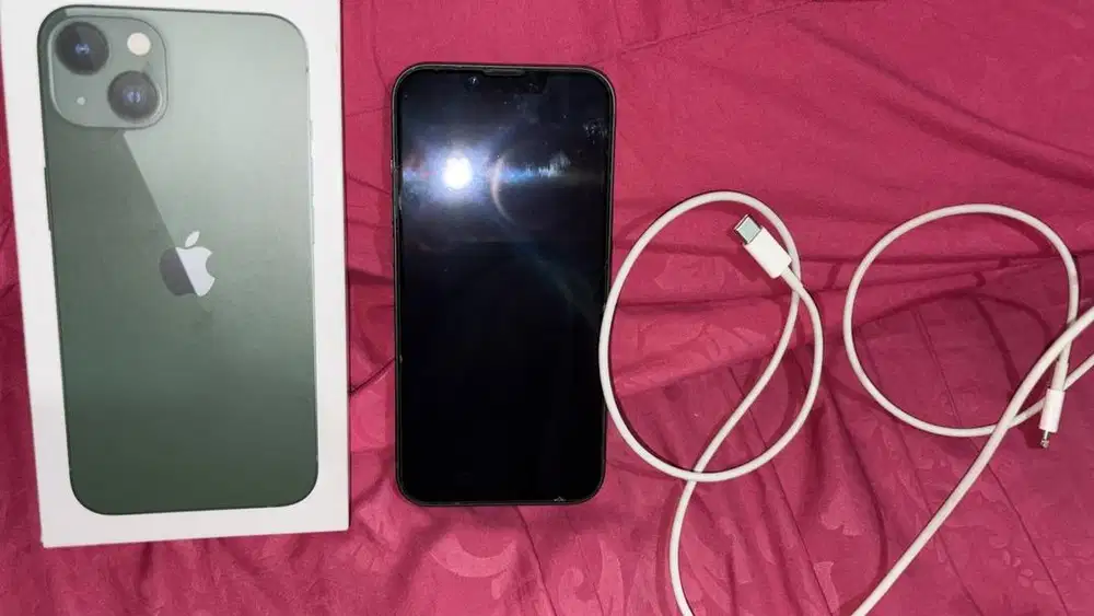 Hp Iphone 13 128gb, IBOX Lengkap Free Softcase