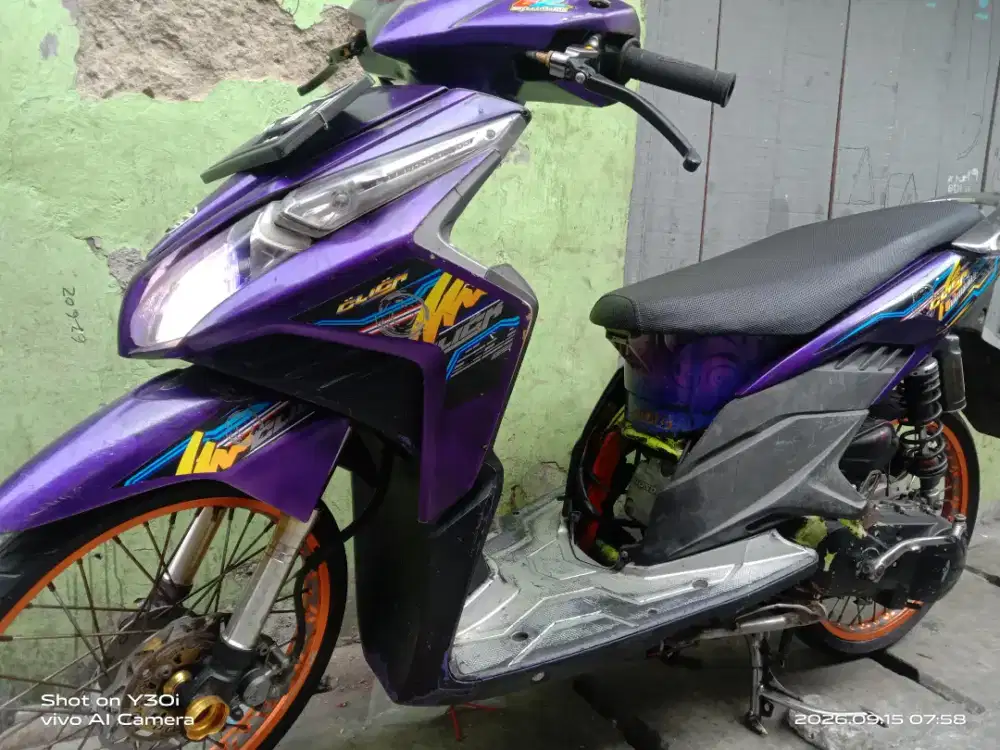 Honda Vario Tecno 2012 komplit surat rawatan tinggal pakai