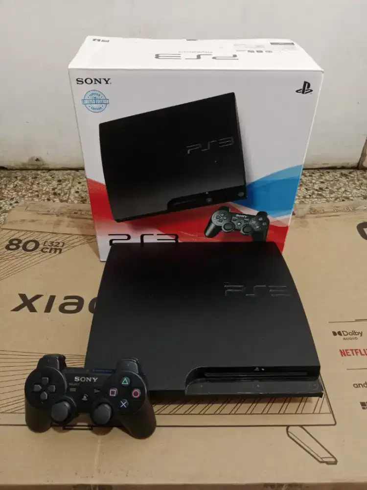 PS3 Seri 30 500GB Murah Slim Fullgame 25 Superslim Hardisk Seken 5