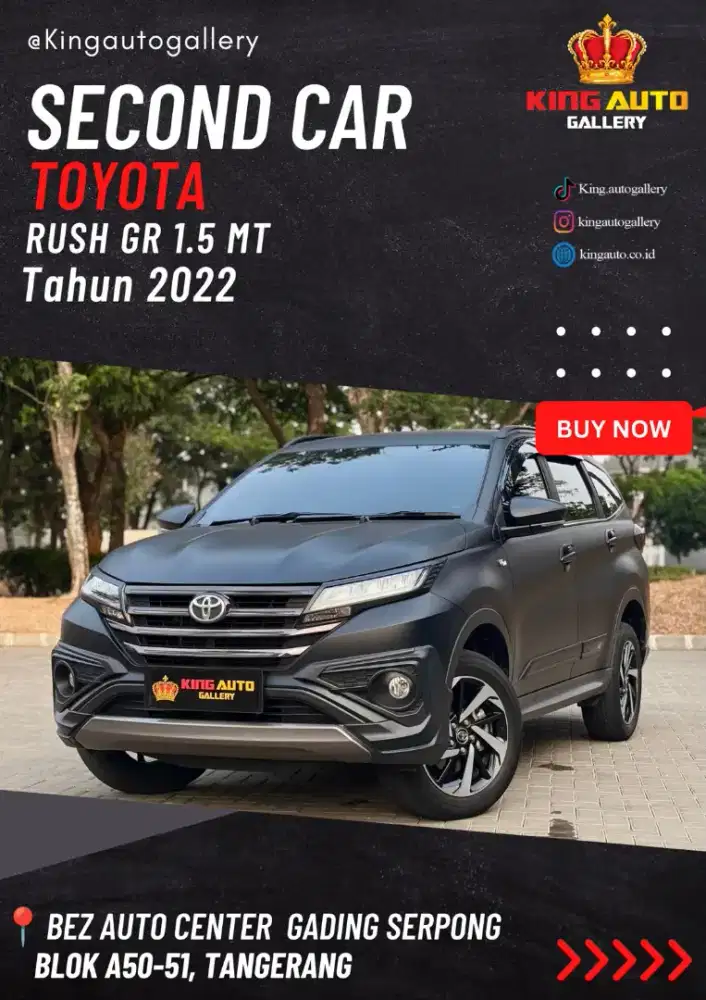 (KM 23 RB) Toyota RUSH GR Sport 1.5 Manual 2022 Prorangan