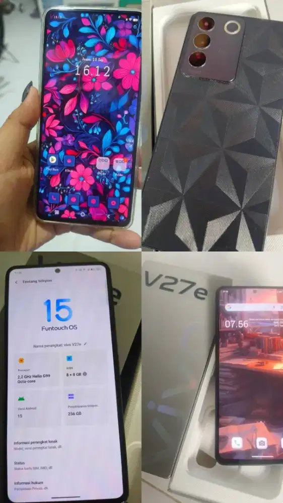 vivo v27e 9+8/256GB