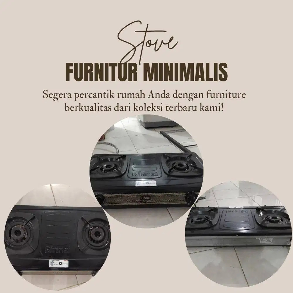 KOMPOR GAS 2 TUNGKU SECOND BERKUALITAS