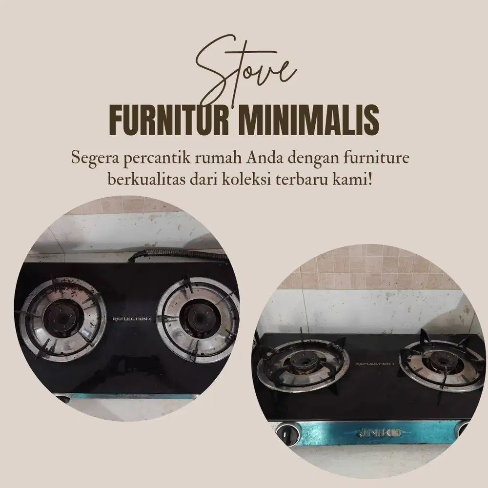 KOMPOR GAS 2 TUNGKU SECOND BERKUALITAS
