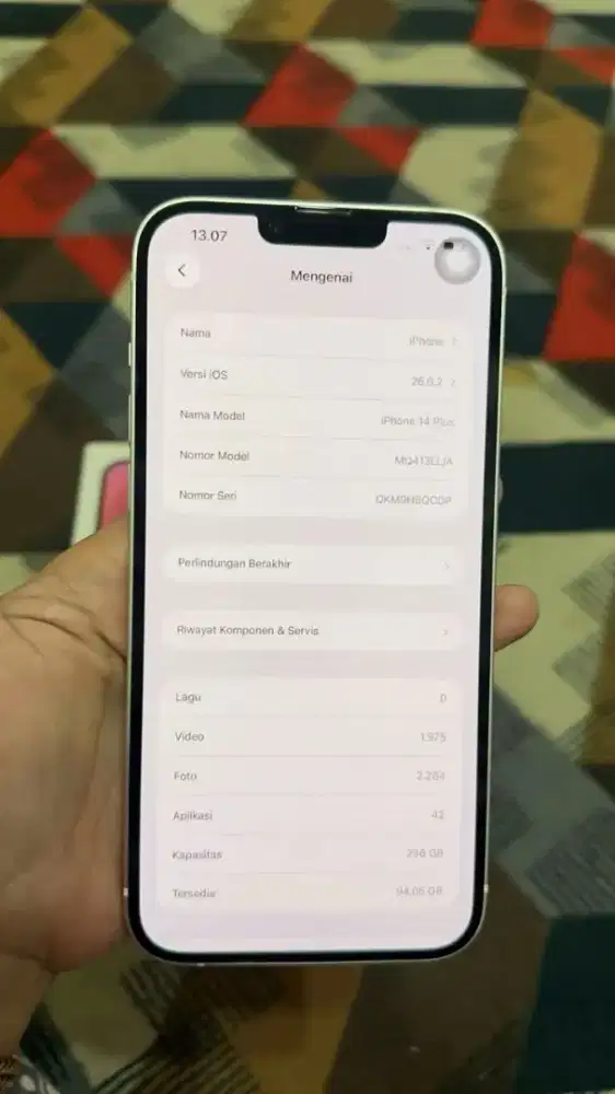 Iphone 14 plus 256gb inter