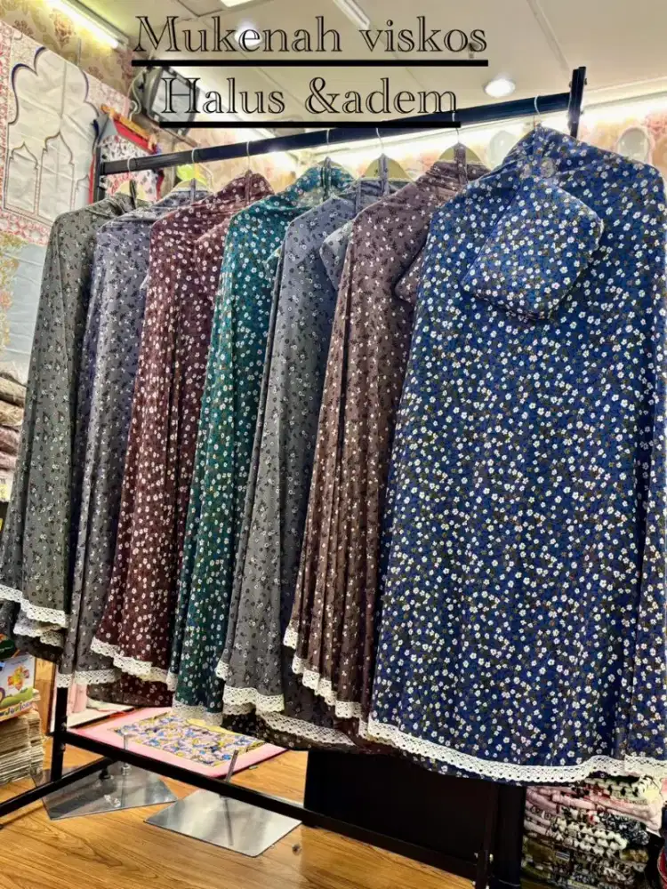 mukena rayon premium