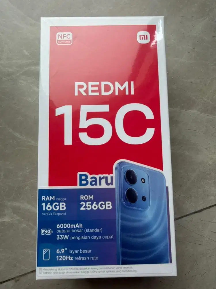 HP Smartphone Android Xiaomi Redmi 15C Ram 8gb memory 256gb