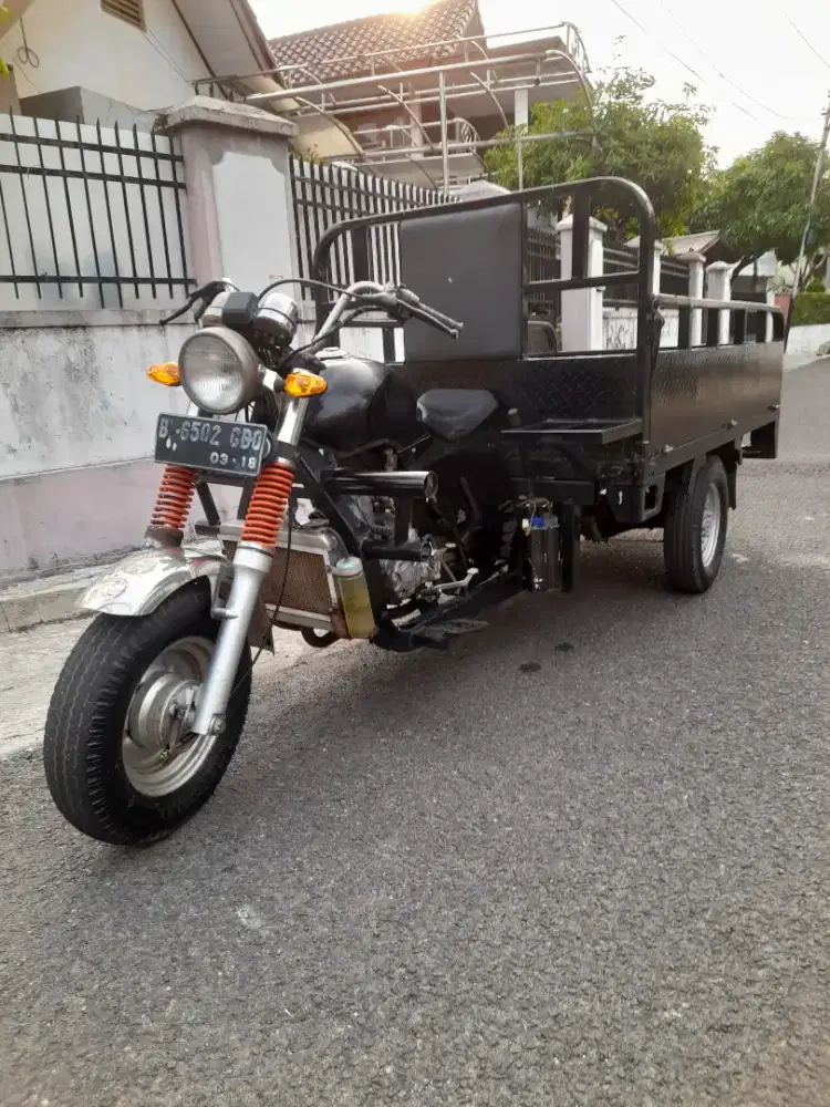 VIAR jialing Long gerobak pick up roda 3 tiga