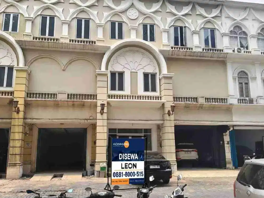 Disewakan Ruko Murah Gading Serpong Ruko Medrisio Seberang Apartemen Cartenz Pinggir jalan