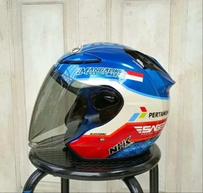 Helm NHK R6 Size.M kondisi 95% MotoGP Mandalika Racing Team