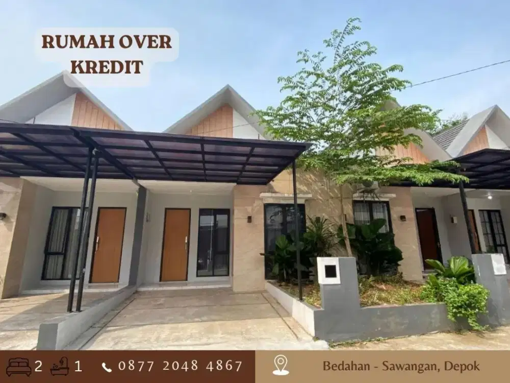 OVER KREDIT Rmh MURAH 39JT dkt Tol di Bedahan Sawangan Depok