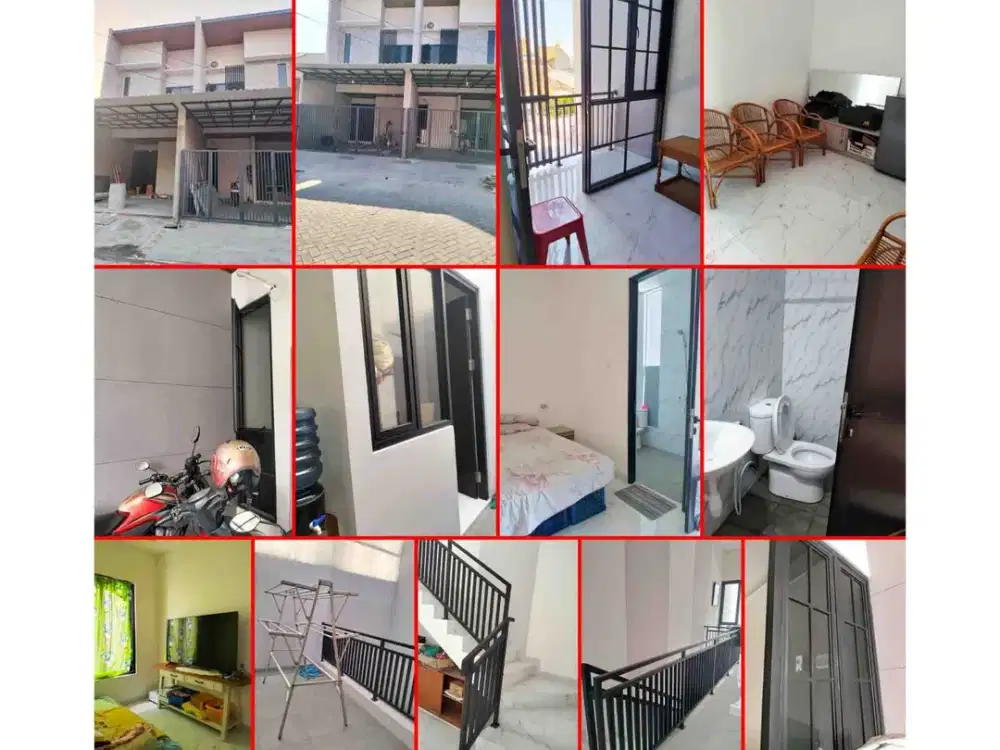 DIJUAL Rumah Baru Jl. Tenggilis Mejoyo Row Jalan 3 Mobil