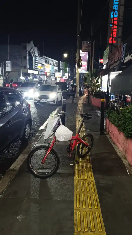 Dijual sepeda lipat folding bike no minus siap pakai sukabumi kota