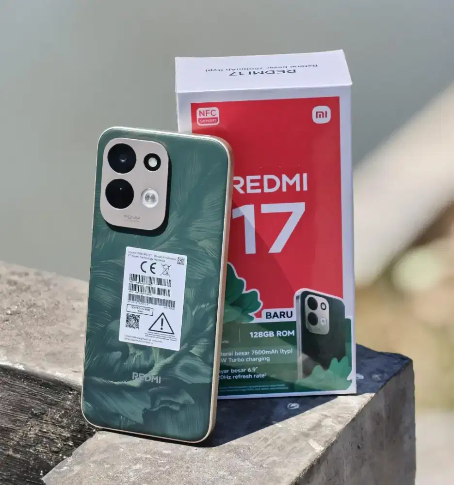 REDMI 17 Benefit Promo First Sale, Batrei 7500mAh Free Tempered Glass