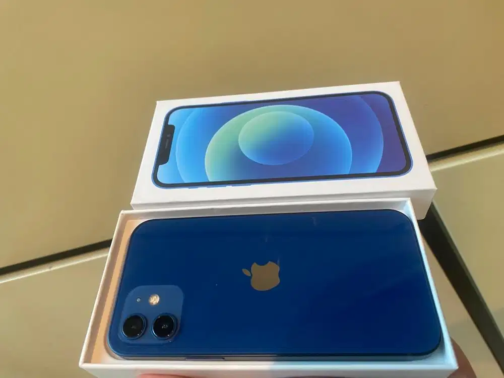 iphone 12 128gb piyur warna blue