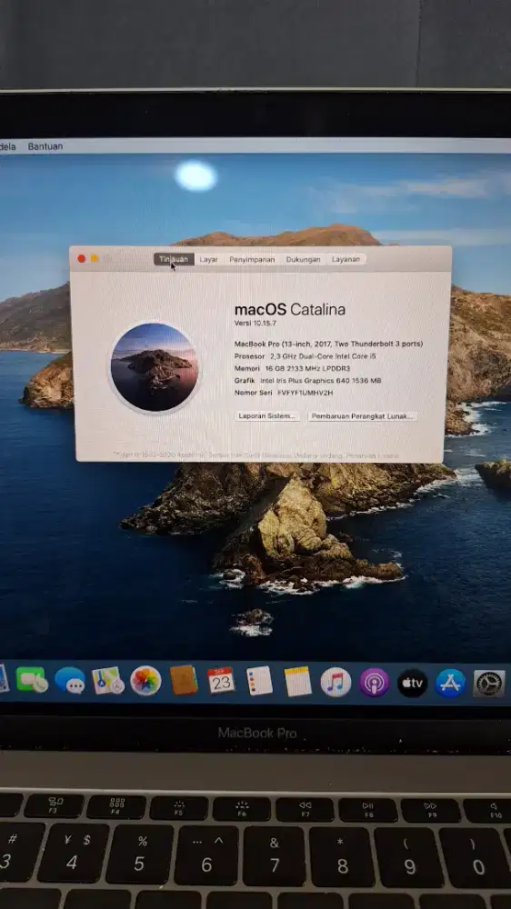 MACBOOK PRO 2017 13 i5 16/512 GB